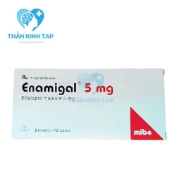 Enamigal 5 mg - Thuốc điều trị tăng huyết áp, suy tim